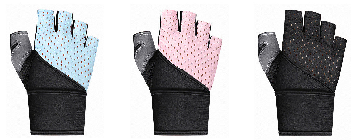 Mighty Buns Weight Lifting Gloves Full Palm Protection, Workout Gloves for Gym, Cycling, Exercise, Breathable, Lightweight for Mens and Women