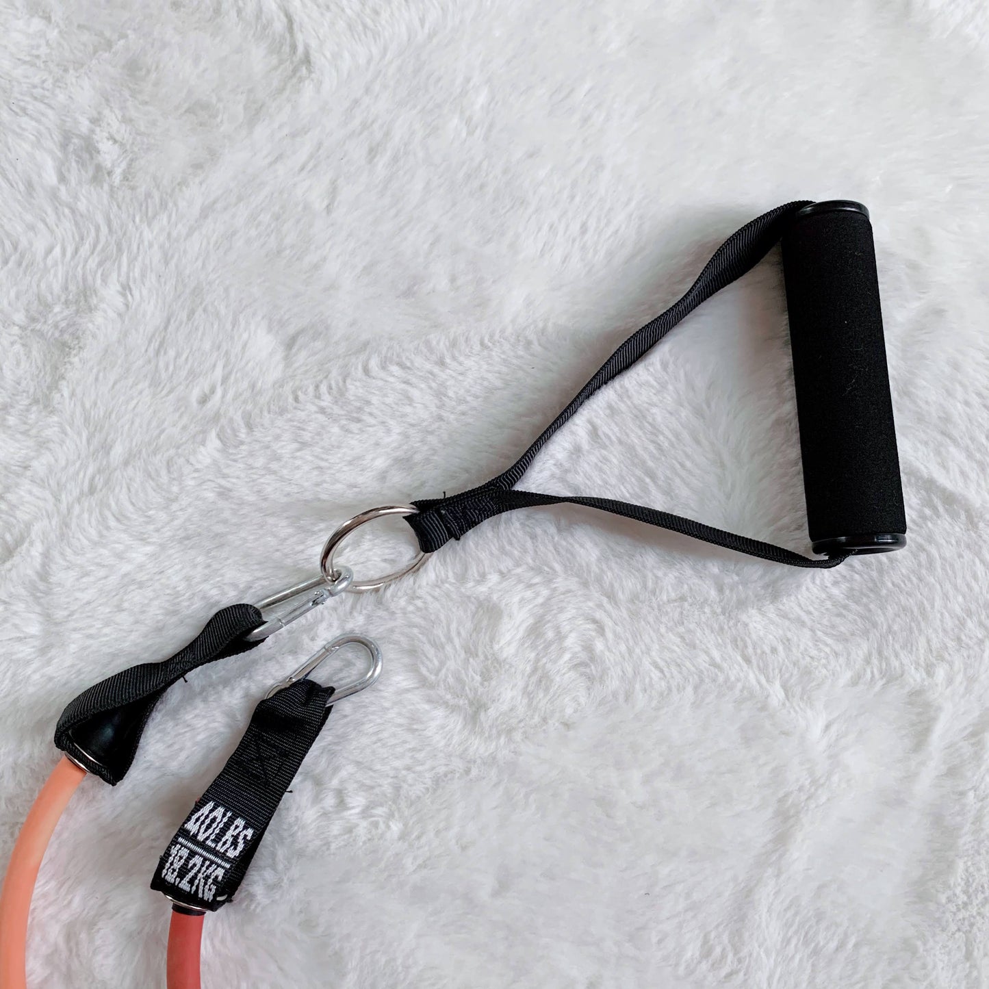 Mighty Buns Resistance Tube Band Set | Adjustable Weighted Exercise Bands with Handles, Door Anchor, Ankle Strap for Home Gym and Physical Therapy ( 6 pcs )