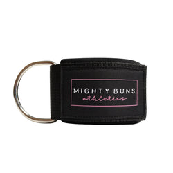Mighty Buns Ankle Strap for Cable Machine Exercises | Premium Thick Neoprene Padding, Superior Comfort for Heavy Lifts During Glute and Leg Weight Exercises, Bonus Carrying Bag